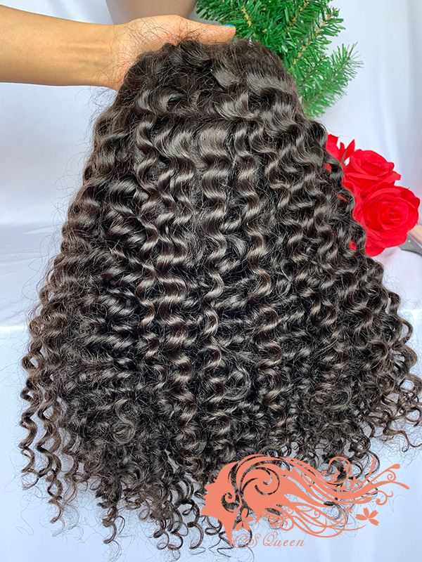 Csqueen Raw Bounce Curly U part wig 100% Human Hair 180%density